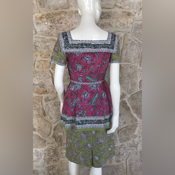 Gorgeous Rare Vintage 1950s Ruth Starling Originals Multi Floral Print Dress - Picture 11 of 15
